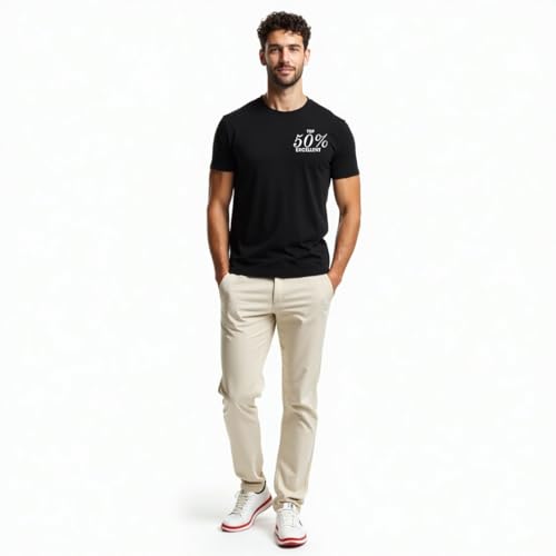 Image of ALOVA Men's Sports T-Shirt - Polyester Fabric, Round Neck, Half Sleeves, Breathable, Sweat-Wicking, Lightweight, and Quick-Dry - Ideal for Running, Gym, and Training