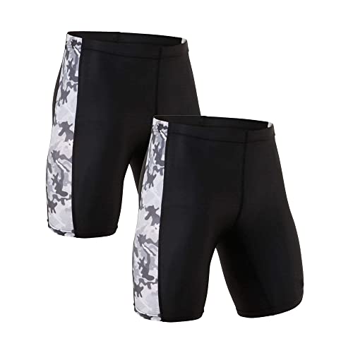 Image of WMX Unisex Compression Sports Shorts Half Tights Combo Pack