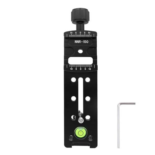 Namvo Kamera-Stabilisator, 150 mm, Schnellwechselplatte, Nodal Slide für DSLR-Stativ, Einbeinstativ, Kugelkopf