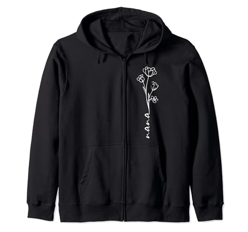 Nana'S Mother'S Gifts Co 4ERV0YWJR8P Nana For Grandma Mom Women Christmas Mother'S Day Birthday Zip Hoodie cover