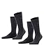 Produktbild ESPRIT Herren Socken Basic Uni Multipack M So Baumwolle einfarbig 2 Paar, Schwarz Black 3000, 39-42