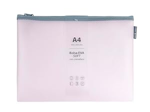 Grafoplás A4 EVA Reißverschlusstasche Pastellrosa