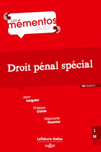 DALLOZ - Droit pénal spécial