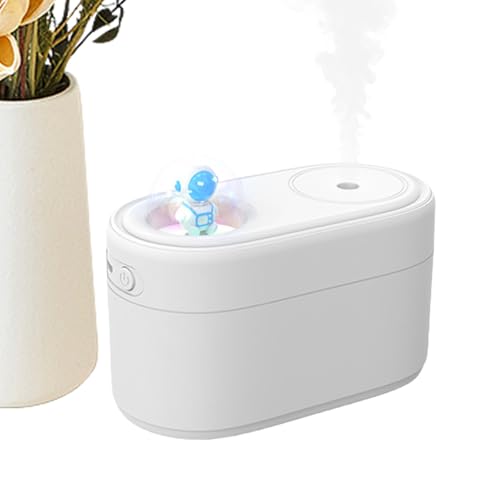 Humidificador Pequeño,Humidificador Silencioso Compacto para Dormitorio - Difusor con Control de y Aromaterapia Tema Astronauta para Familia, Niños, Oficinas, Hogar y Coche