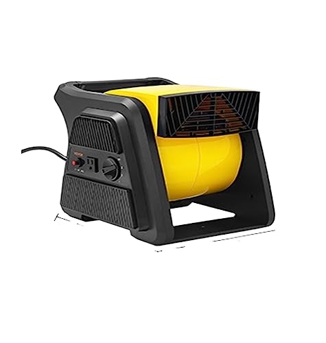 Ventilateur utilitaire pivotant 600 CFM souffleur de sol à grande vitesse 300 ° souffleur d'air à Angle de soufflage for la ventilation de refroidissement de séchage à la maison(600CFM)