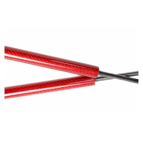 Vérins de hayon pour Mazda Capella GF GW 1997-2002 en carbone rouge