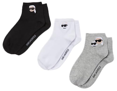 Karl Lagerfeld B.V Damen Ikon Short (3 Pack) SOCKS MULTI, Schwarz/Weiß/Grau, 39-42 EU für 21,72 EUR (-44%) statt 39,00 EUR bei amazon.de Bild: Karl Lagerfeld B.V Damen Ikon Short (3 Pack) SOCKS MULTI, Schwarz/Weiß/Grau, 39-42 EU für 21,72 EUR (-44%) statt 39,00 EUR bei amazon.de