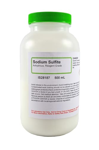 Innovating Science - Sodium Sulfite, Anhydrous, Reagent Grade, 500g - Reducing Agent, Water Treatment, and Chemical Reagent