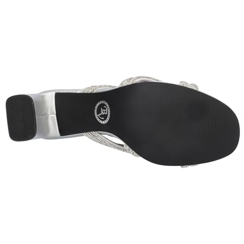 Bella Vita Womens Carmen Slip On Block Heel Silver 10 Extra Wide (E+, WW)3