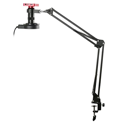 ラボ用顕微鏡アクセサリー 108.0p 37mp顕微鏡カメラ、100x 130xズームマウントレンズ(Brown)