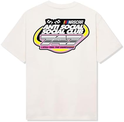 Anti Social Social Club Unisex Adult Assc X Nascar 747 Tee image 5