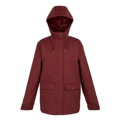 Regatta Women's Womens Broadia Waterproof Insulated Jacket Coat Cabernet