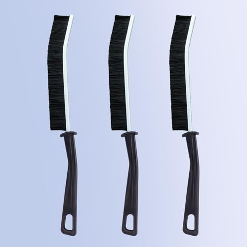 Image of 3 Sets Per Bag Crevice Cleaning Brush, Hard Bristle Crevice Cleaning Brush, for Shower, Bathroom,Kitchen,Car Gap Cleaning, Versatile Usage Brush Cleaning Tools