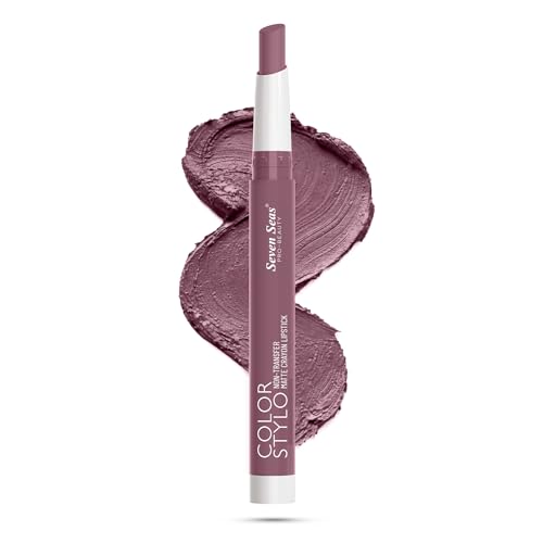 Image of Seven Seas Color Stylo Non Transfer Matte Crayon Lipstick Matte Finish | Waterproof | Long Lasting | Lasts Up to 24 hours (Choco Mud)