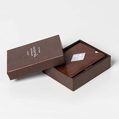 Exentri Multiwallet In Hazelnut W/Stainless Steel Locking Clip And Coin Pocket #TOP5