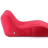 Air Sofa Outdoor Freizeit Aufblasbares Sofa Verdickt Kreative Beflockung Erwachsene Lazy Sofa Lounge Stuhl Rot