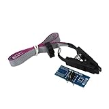 SPORTARC Programador CH341A, clip SOP8, adaptador IC, herramienta de flash EEPROM para copia de seguridad de chip SOIC8, borrado, programación, juego