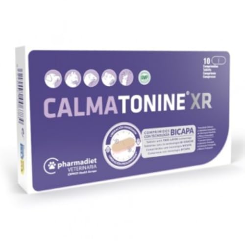 Pharmadiet Calmatonine para Situaciones Estresantes en Perros y Gatos - Envase 10 Comprimidos