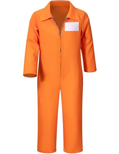 Disfraz infantil uniforme de prisión naranja Yoroka miniatura 2