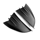 Motorradverkleidung Fester Windflügel Für Z400 Z650 Z800 Z750 Z900 Z1000 Z1000SX Z300 Z900RS Motorrad Down Winglet Aerodynamischer Flügelspoiler(Schwarz)