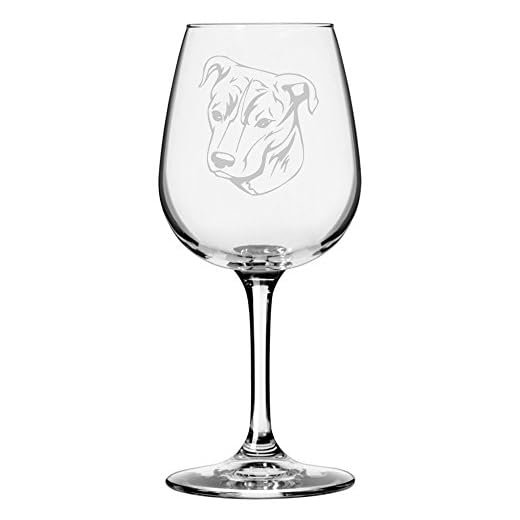 Mountain Cur Dog Personalized Custom Themed Etched 12.75oz Wine Glass
