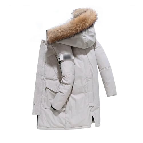 Veste d'hiver homme -40°C doudoune longue duvet de canard contre le froid extrême