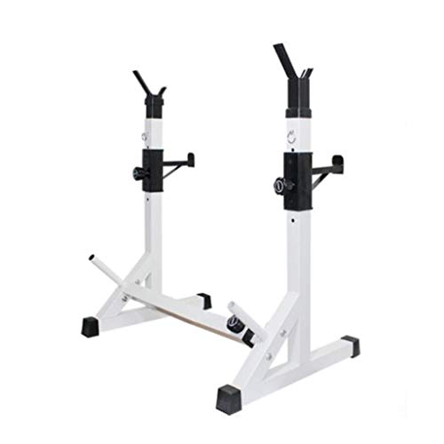 Attrezzatura fitness versatile: questo supporto per squat è adatto per vari esercizi, tra cui sollevamento pesi, panca, addominali e molto altro ancora, consentendo di allenare efficacemente braccia, addome, gambe e muscoli del torace a casa.