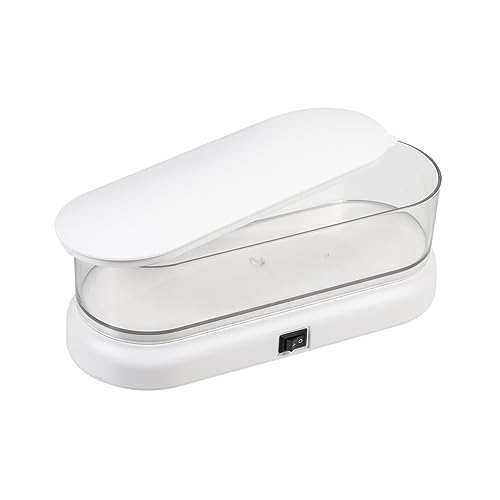 Hohopeti Boîte Machine à laver the thing saker Nettoyage des taches pour lunettes nettoyeur anneau machine de nettoyage à machine à nettoyer les lunettes abdos blanche