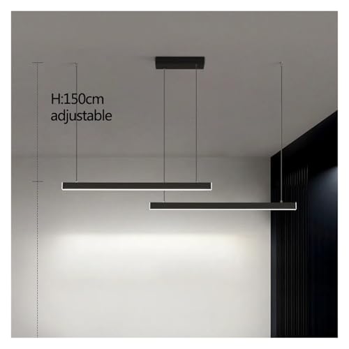 Plafonnier LED suspendu pour salle à manger et table de restaurant chic