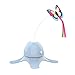 MEROURII Juguete de Mariposa para Gato,Juguete Interactivo para Gatos de Interior con Mariposa Giratoria de 360° para Mascotas