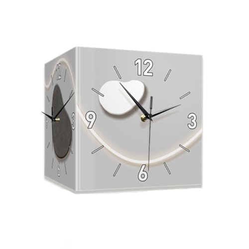Horloge murale créative d'angle : dites adieu aux bruits de tic-tac et décorez vos murs nus