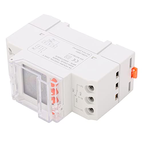 Interruptor temporizador digital programable y cronómetro exacto de ABS para electrodomésticos 5