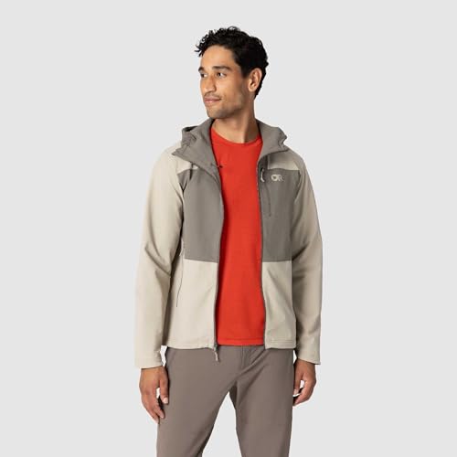 Sweat à capuche softshell homme contre le vent la pluie et l'usure