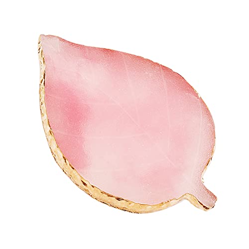 BODYA Feuille en Forme de Résine Nail Art Palette Gel Vernis Couleur Mélange Palette Nail Dessin Peinture Plaque Présentoir DIY Manucure Outil pour Peindre,...
