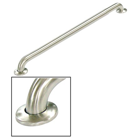38 Inch Concealed Flange Ada Grab Bar - Stainless Steel