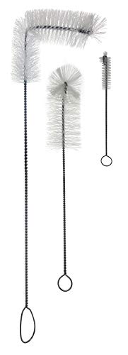 Home Brew Ohio Brush Bundle - Glass Carboy Brush, Airlock Brush, Bottle Brush