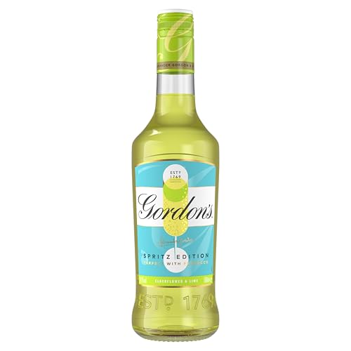 Gordons Spritz Edition Lime & Elderflower | 14.7% vol | 50cl | Limited Edition | Made for Mixing with Prosecco | Fruity & Floral | Gin Liqueur