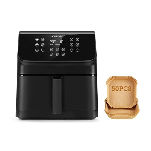 COSORI Premium II Chef Edition Freidora de Aire 6.2L Negra + Pack...