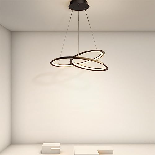 Lampe à suspension confortable pour chambre à coucher au design noir