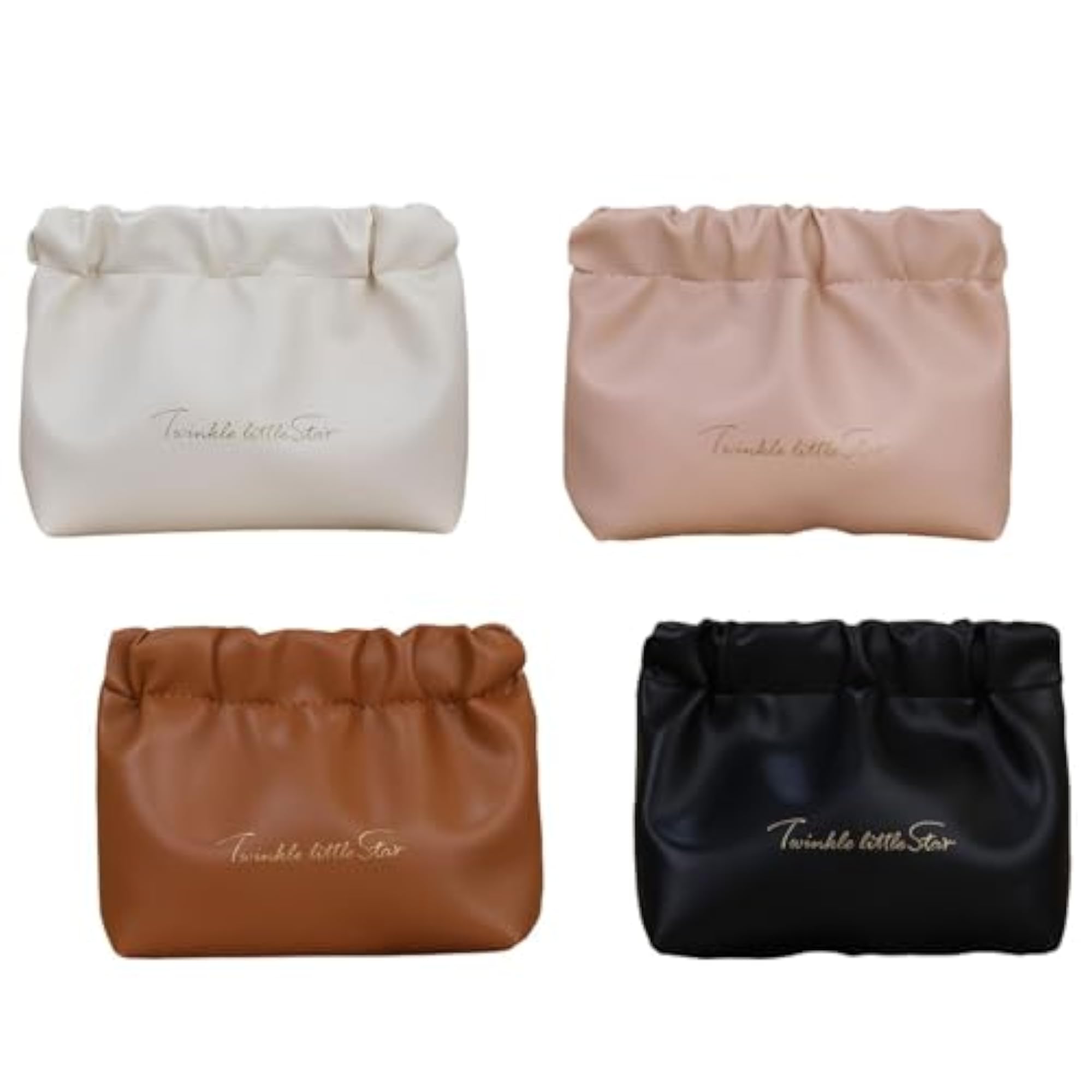Hair Tie Organizer without Zipper Lightweight Makeup Pouch
