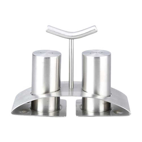 Ensemble de récipients en acier inoxydable pour condiments raffinés - 6