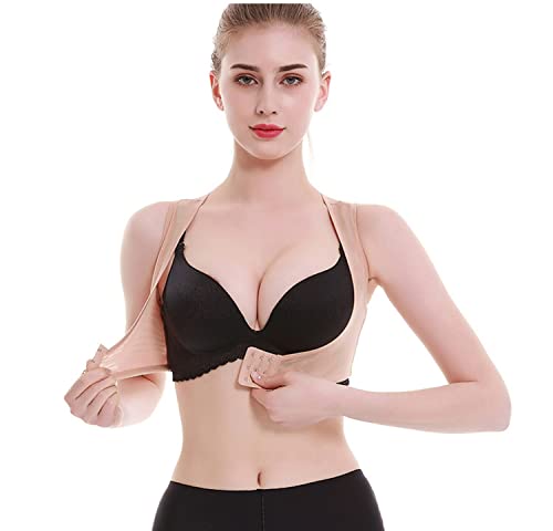 Image of Fabme Nylon Women's Bust Lifter, Posture Improver, Push-Up Bra (S to XXL) (Black, Skin)