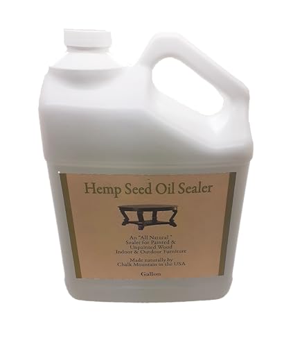 チョークMountainブラシ ? Hemp Seed Oil家具Sealer ? シールと、チョーク、保護し、ミルクペイント、家具、木製、and much much more 。 Gallon galloncmhemp