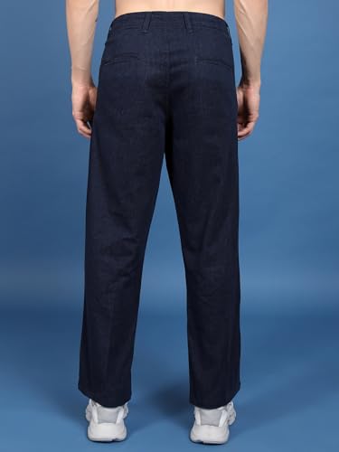 Image of Highlander Men's Ankle-Length Straight Fit Trousers | Modern Style & Comfort | Perfect for Casual & Formal Wear | Trouser for Men | Men Trousers | Trousers for Man | Pants for Man