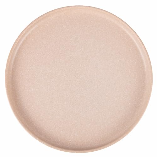 Villa d'Este Home Tivoli Set 6 Piatto fondo color matt effetto stone in gres, terra, Berlin