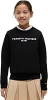 Tommy Hilfiger Unisex Kid's Sweatshirts, Black (Black), 14 Years