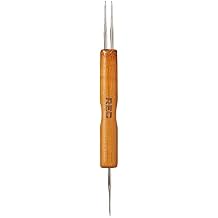 RED by Kiss Dreadlock Crochet Hook Crochet Hook Tool for Hair Dreadlocks, Dread Locks Crochet Loc Needle for Braid Craft 2 in 1-0.75mm