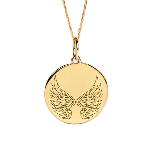 Collier ailes d'ange en argent plaqué or pour sublimer vos tenues quotidiennes