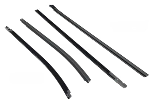 Burlete Puerta Coche Para Triton Para Laminado 4 Piezas Sello Goma Exterior Ventanas Para L200 2005-2015 Para KA Para KB MN117611 84CM 67CM Burletes