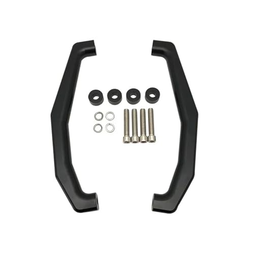 Porte-Bagages Arrière Moto pour MT09 FZ09 2021-2023 Noir avec Poignée Rail